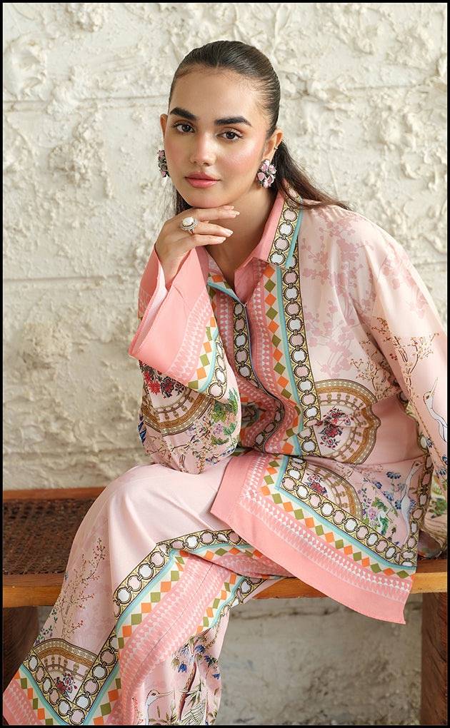 Peach Bloom Co Ord Set