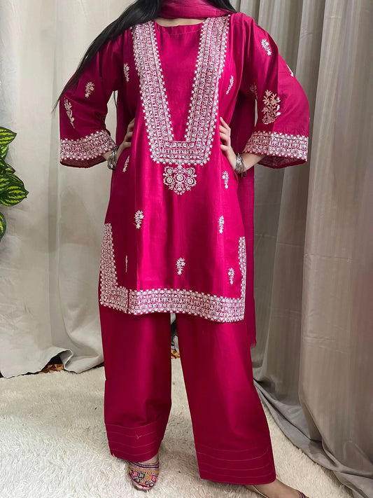 Lush Embroidery Lawn Suit